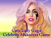 Cute Lady Gaga Celebrity Makeover Game