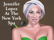 Jennifer Lopez At The New York Spa