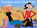 Popeye and Olive Kiss