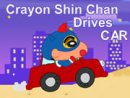 Crayon Shin Chan Drives CAR