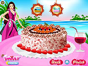 Barbie Coconut Cake Deco