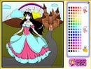 Castle Of Princess Coloring Game